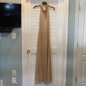 Scott McClintock woman’s Gold Shimmer Gown